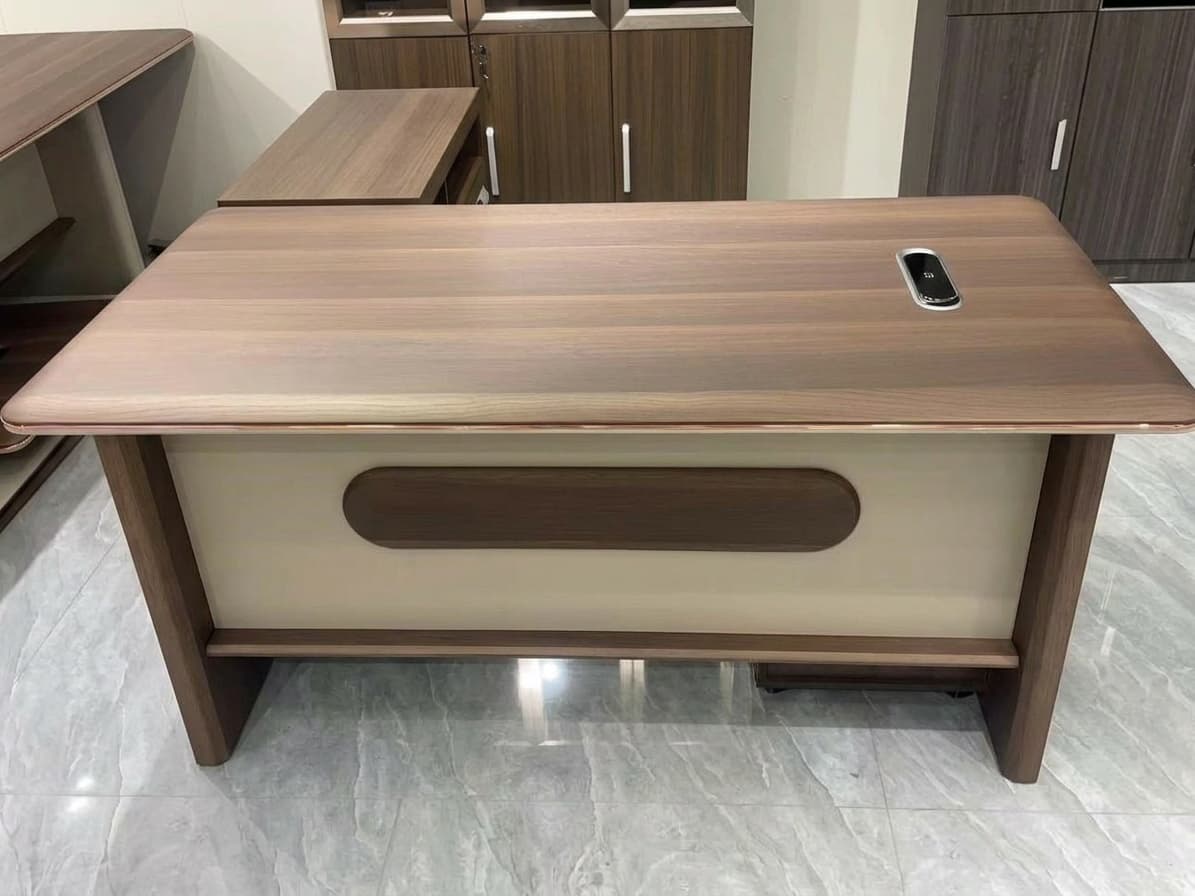 Modern Walnut Executive Desk with Two-Tone Modesty Panel: The Authoritative Guide for Nigerian Corporate Leaders